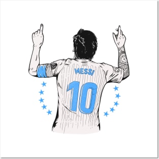 Messi Posters and Art